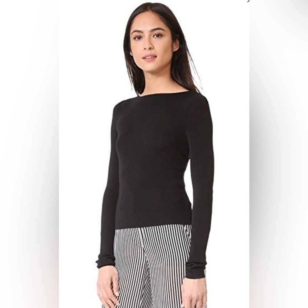 360 SWEATER VEDA OPEN BACK SIZE XS CRISS CROSS BACK - Picture 2 of 7
